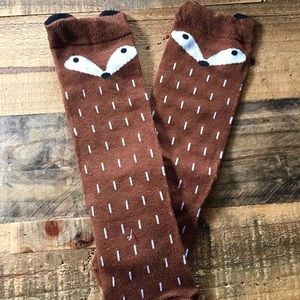 Girls fox socks